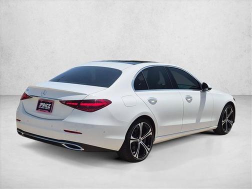 Polar White 2023 Mercedes-Benz C-Class Sedan
