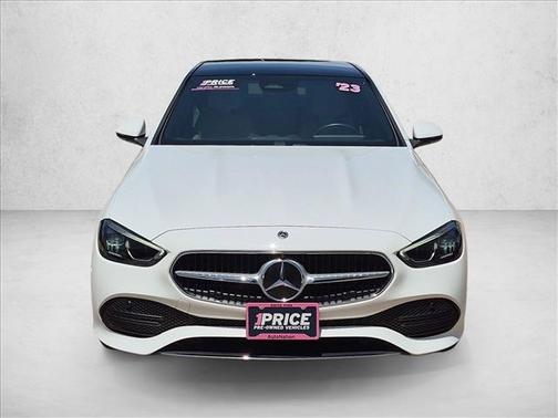 Polar White 2023 Mercedes-Benz C-Class Sedan