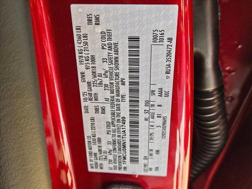 rapid red metallic tinted clearcoat 2026 Ford Escape ST-Line