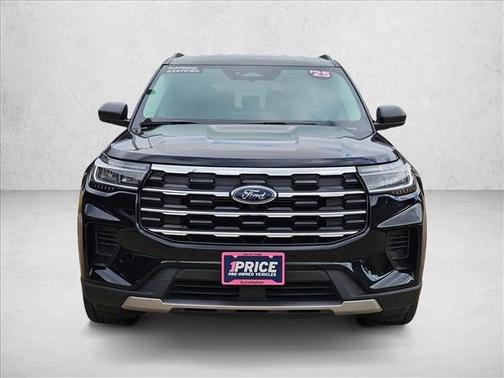 Agate Black Metallic 2025 Ford Explorer Active