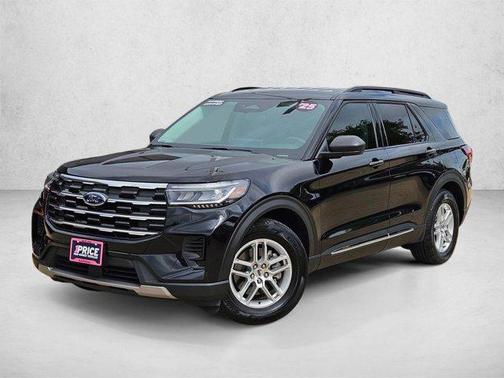 Agate Black Metallic 2025 Ford Explorer Active