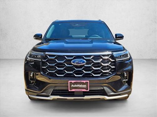 Agate Black Metallic 2026 Ford Explorer Platinum