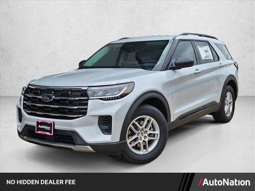 Space White Metallic 2026 Ford Explorer Active