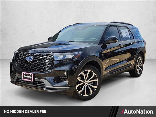 Agate Black Metallic 2026 Ford Explorer ST-Line