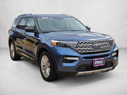 Blue Metallic 2020 Ford Explorer Limited
