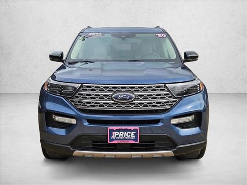 Blue Metallic 2020 Ford Explorer Limited