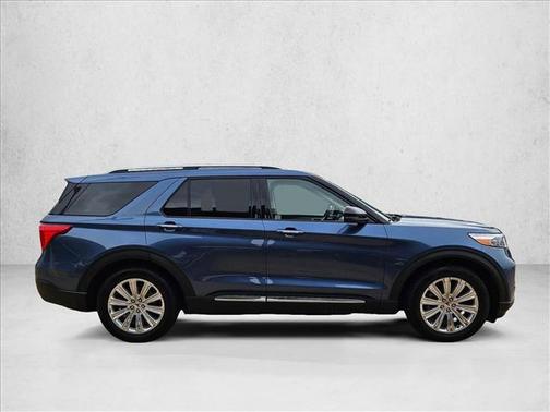Blue Metallic 2020 Ford Explorer Limited