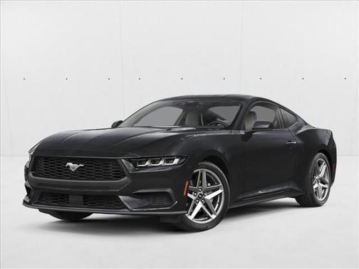 Black 2025 Ford Mustang EcoBoost