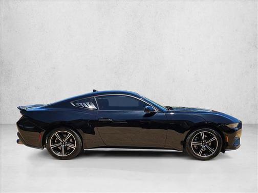 Shadow Black 2025 Ford Mustang EcoBoost