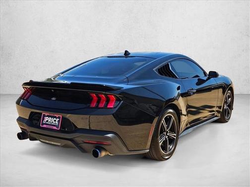 Shadow Black 2025 Ford Mustang EcoBoost