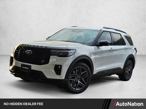 Star White Metallic Tri-Coat 2026 Ford Explorer ST