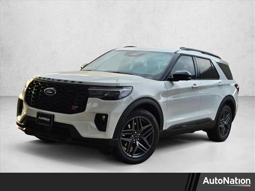 Star White Metallic Tri-Coat 2026 Ford Explorer ST