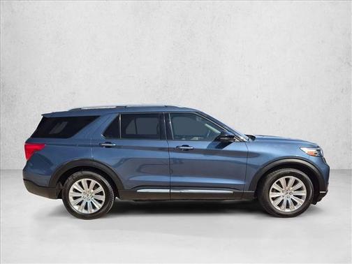 Blue Metallic 2020 Ford Explorer Limited
