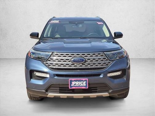 Blue Metallic 2020 Ford Explorer Limited