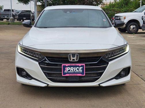 Platinum White Pea 2022 Honda Accord Sport 1.5T