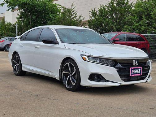 Platinum White Pea 2022 Honda Accord Sport 1.5T