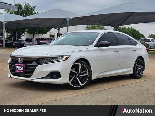 Platinum White Pea 2022 Honda Accord Sport 1.5T