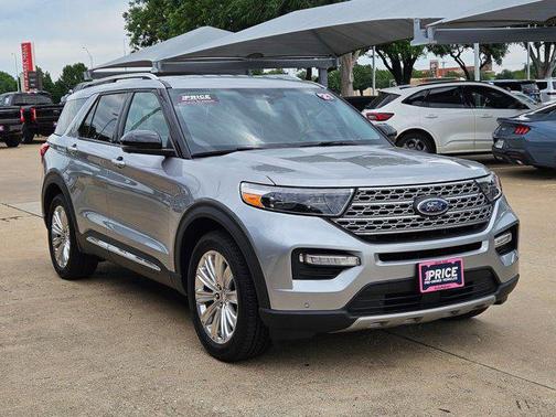 Iconic Silver Metallic 2021 Ford Explorer Limited