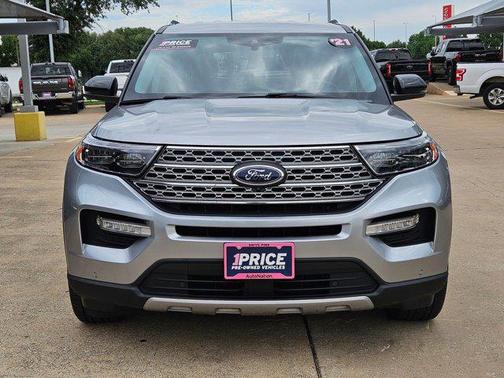 Iconic Silver Metallic 2021 Ford Explorer Limited