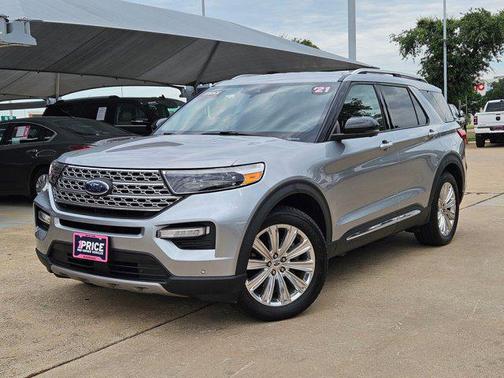 Iconic Silver Metallic 2021 Ford Explorer Limited