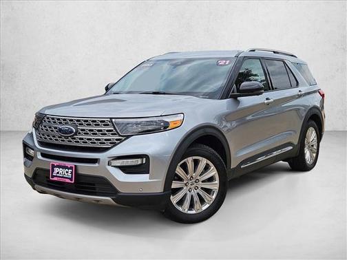 Iconic Silver Metallic 2021 Ford Explorer Limited
