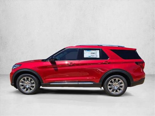 Rapid Red Metallic Tinted Clearcoat 2026 Ford Explorer Platinum