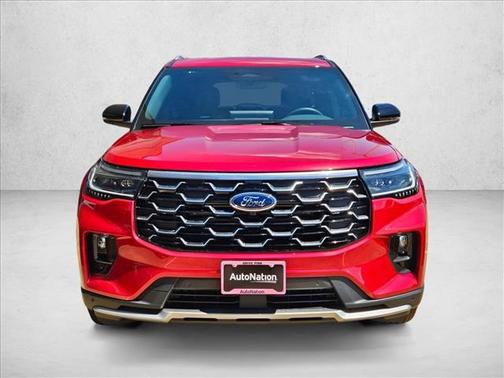 Rapid Red Metallic Tinted Clearcoat 2026 Ford Explorer Platinum