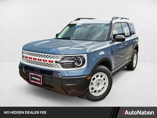 Azure Gray Metallic Tri-Coat 2025 Ford Bronco Sport Heritage