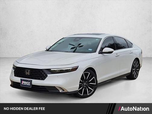 Platinum White Pearl 2023 Honda Accord Hybrid Touring