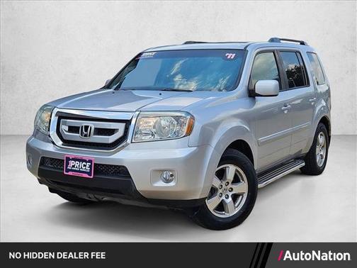 Silver/Gray 2011 Honda Pilot EX-L
