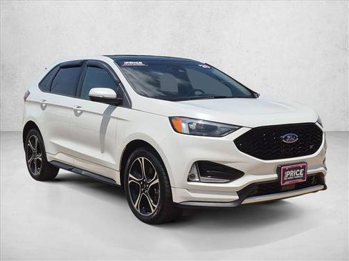 Star White Metallic Tri-Coat 2020 Ford Edge ST