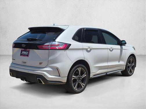 Star White Metallic Tri-Coat 2020 Ford Edge ST