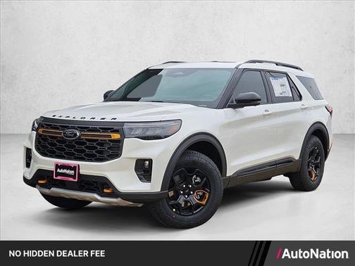 Star White Metallic Tri-Coat 2026 Ford Explorer Tremor