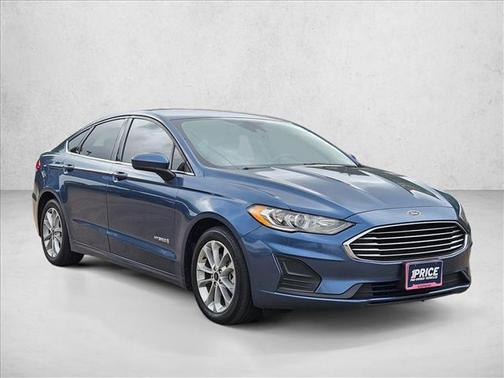 Blue Metallic 2019 Ford Fusion Hybrid SE