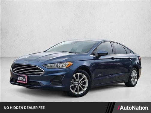 Blue Metallic 2019 Ford Fusion Hybrid SE