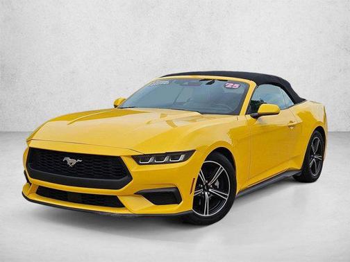 Yellow Splash Metallic Tri-coat 2024 Ford Mustang EcoBoost Premium