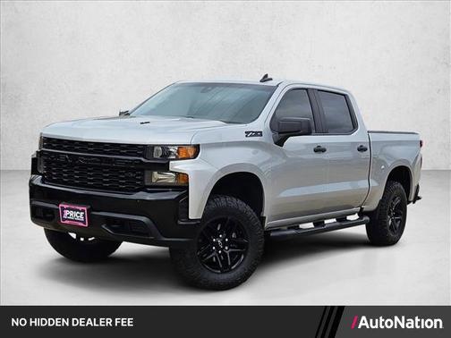 Silver Ice Metallic 2021 Chevrolet Silverado 1500 Custom Trail Boss