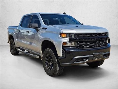 Silver Ice Metallic 2021 Chevrolet Silverado 1500 Custom Trail Boss