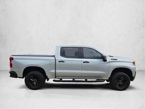 Silver Ice Metallic 2021 Chevrolet Silverado 1500 Custom Trail Boss