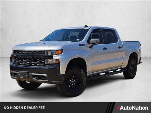 Silver Ice Metallic 2021 Chevrolet Silverado 1500 Custom Trail Boss