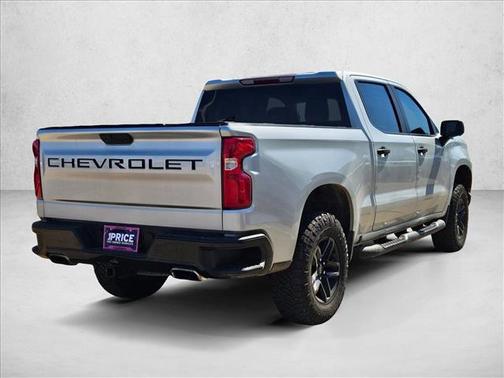 Silver Ice Metallic 2021 Chevrolet Silverado 1500 Custom Trail Boss