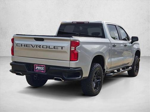 Silver Ice Metallic 2021 Chevrolet Silverado 1500 Custom Trail Boss