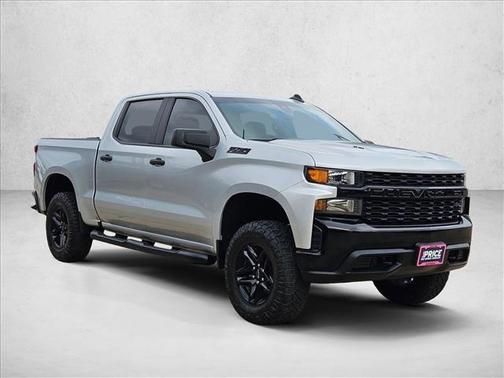 Silver Ice Metallic 2021 Chevrolet Silverado 1500 Custom Trail Boss