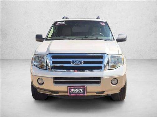 White Platinum Metallic Tri-Coat 2012 Ford Expedition XLT