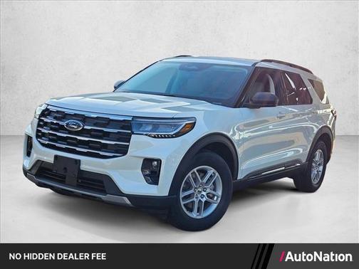 Star White Metallic Tri-Coat 2026 Ford Explorer Active