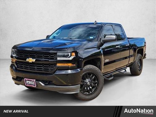 Black 2018 Chevrolet Silverado 1500 Custom
