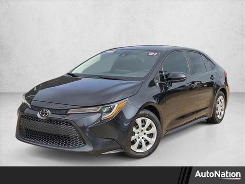Black Sand Pearl 2021 Toyota Corolla LE
