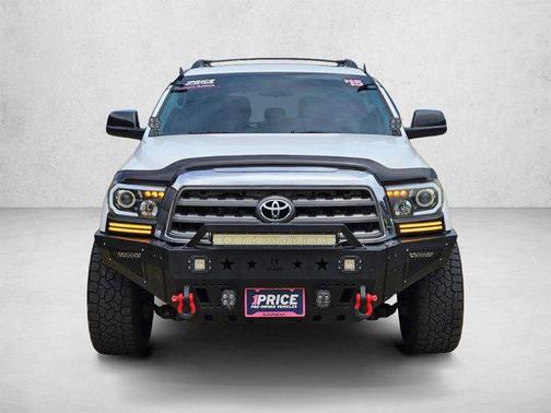 Super White 2015 Toyota Sequoia SR5