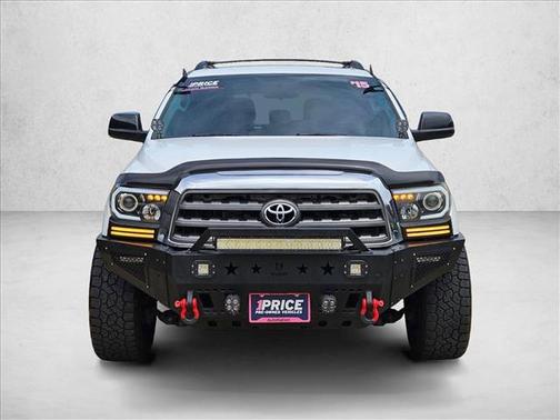 Super White 2015 Toyota Sequoia SR5