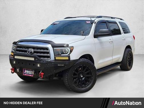Super White 2015 Toyota Sequoia SR5
